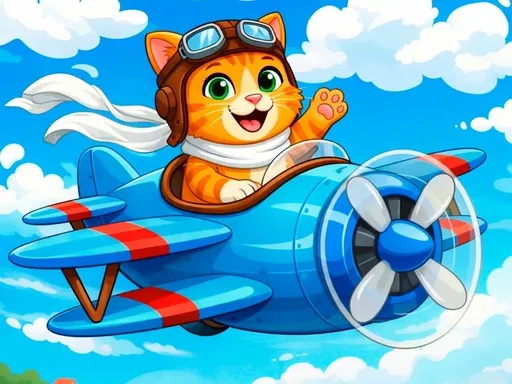 Cartoon Airplanes: Jigsaw Puzzles - Free Online Game