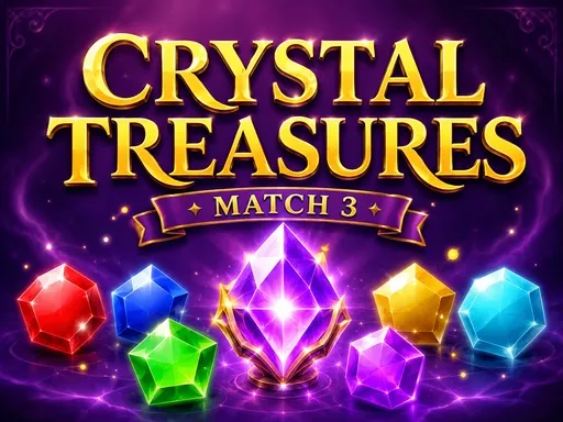 Crystal Treasures: Match 3 - Free Online Puzzle Game, Play Now