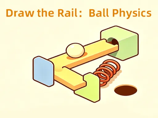 ارسم فيزياء RailBall - لعبة ألغاز مجانية عبر الإنترنت