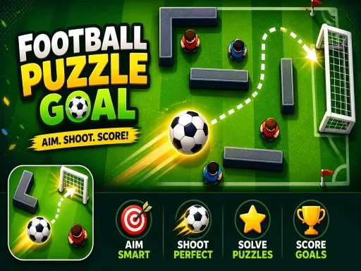 Football Puzzle Goal - Free Online Game, Play Now