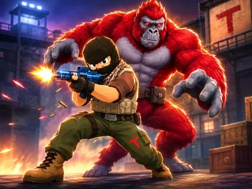 GORILGO FPS : لعبة تصويب عبر الإنترنت