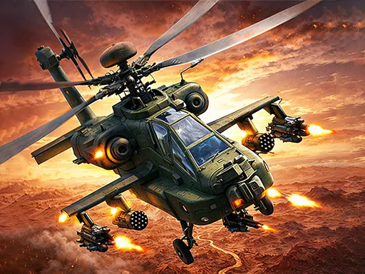 لعبة هليكوبتر هجومية من طراز Gunship - العب الآن بأسلوب الأركيد