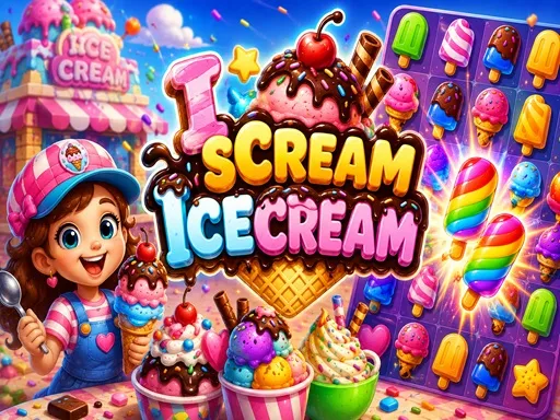 I Scream Ice Cream - Free Online Match Game, Play Now