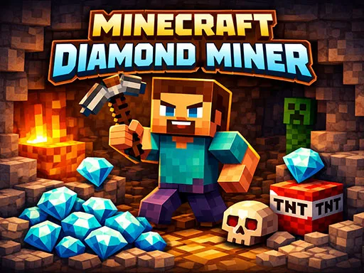 Minecraft Diamond Miner - Free Online Game, Play Now