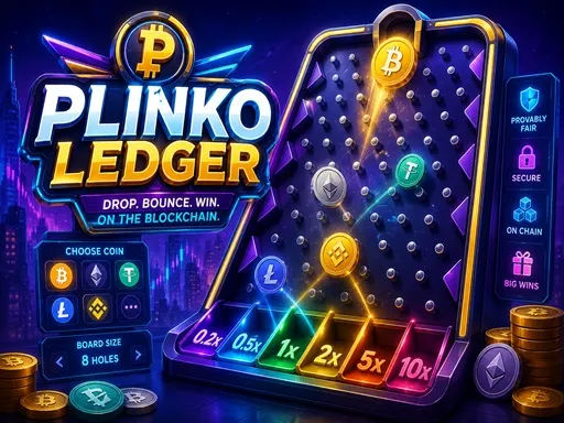 Plinko Ledger - Free Play Arcade Game