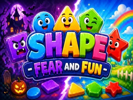 Shape Fear & Fun - Match 3 Puzzle Game, Play Now