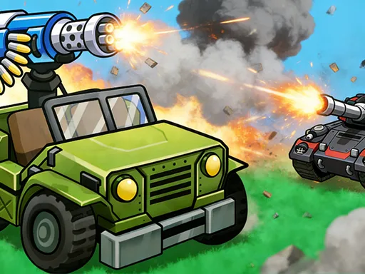 Tank Strike Wasteland Rogue - Free Online Car Game, Play Now